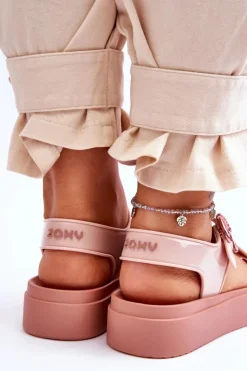 Clearance ZAXY Pachnące Hipoalergiczne Sandały JJ285242 Nude