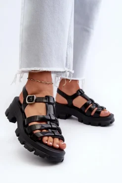 Damskie ZAXY Pachnące Sandały Damskie NN285039 Czarne