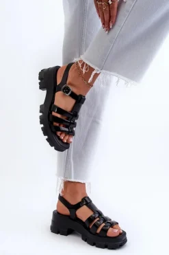 Damskie ZAXY Pachnące Sandały Damskie NN285039 Czarne