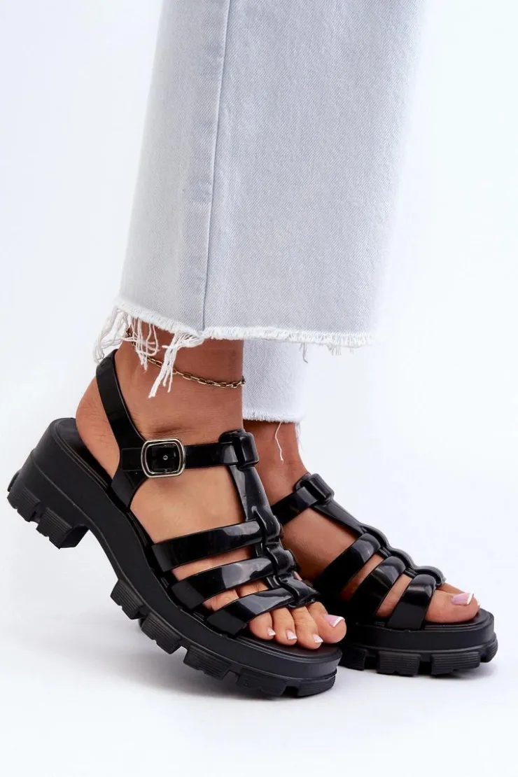 Damskie ZAXY Pachnące Sandały Damskie NN285039 Czarne