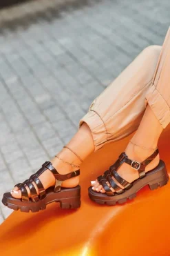 Damskie ZAXY Pachnące Sandały Damskie NN285039 Czarne