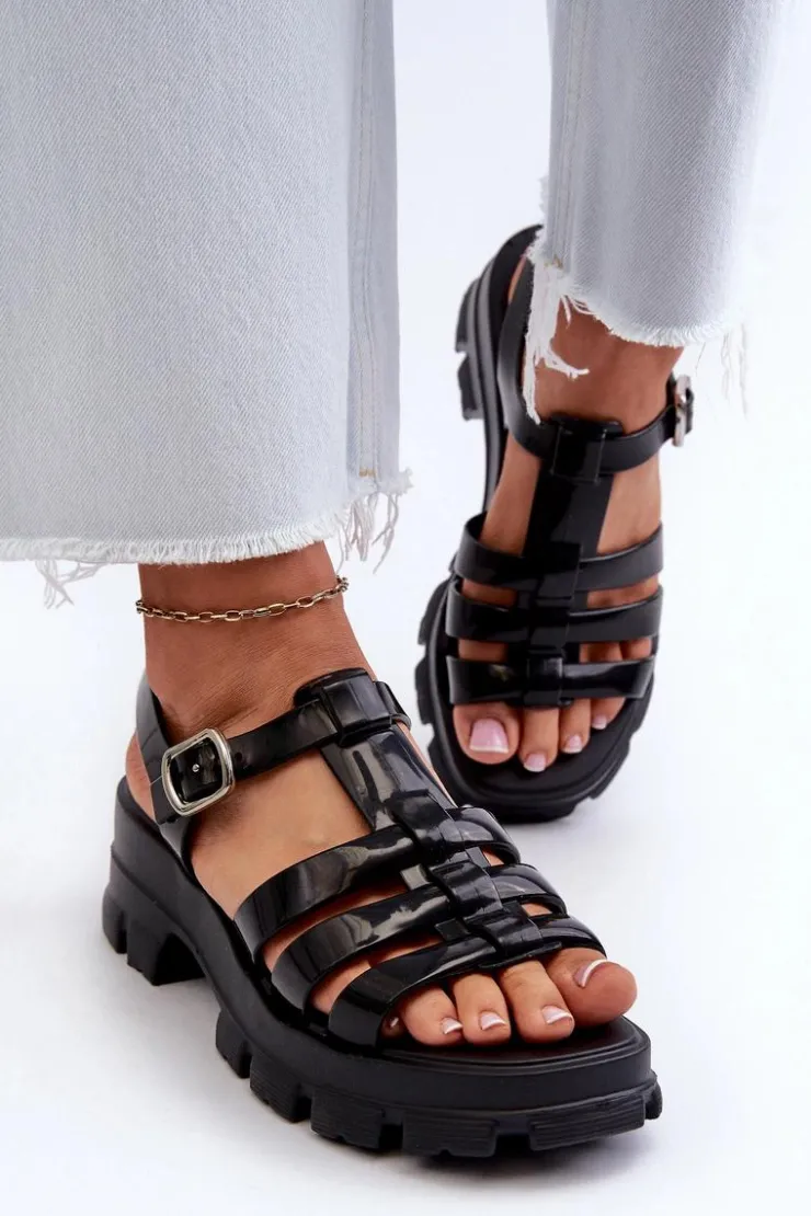 Damskie ZAXY Pachnące Sandały Damskie NN285039 Czarne