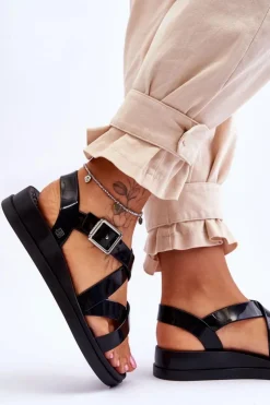 Damskie ZAXY Pachnące Sandały Eco Friendly JJ285093 Czarne