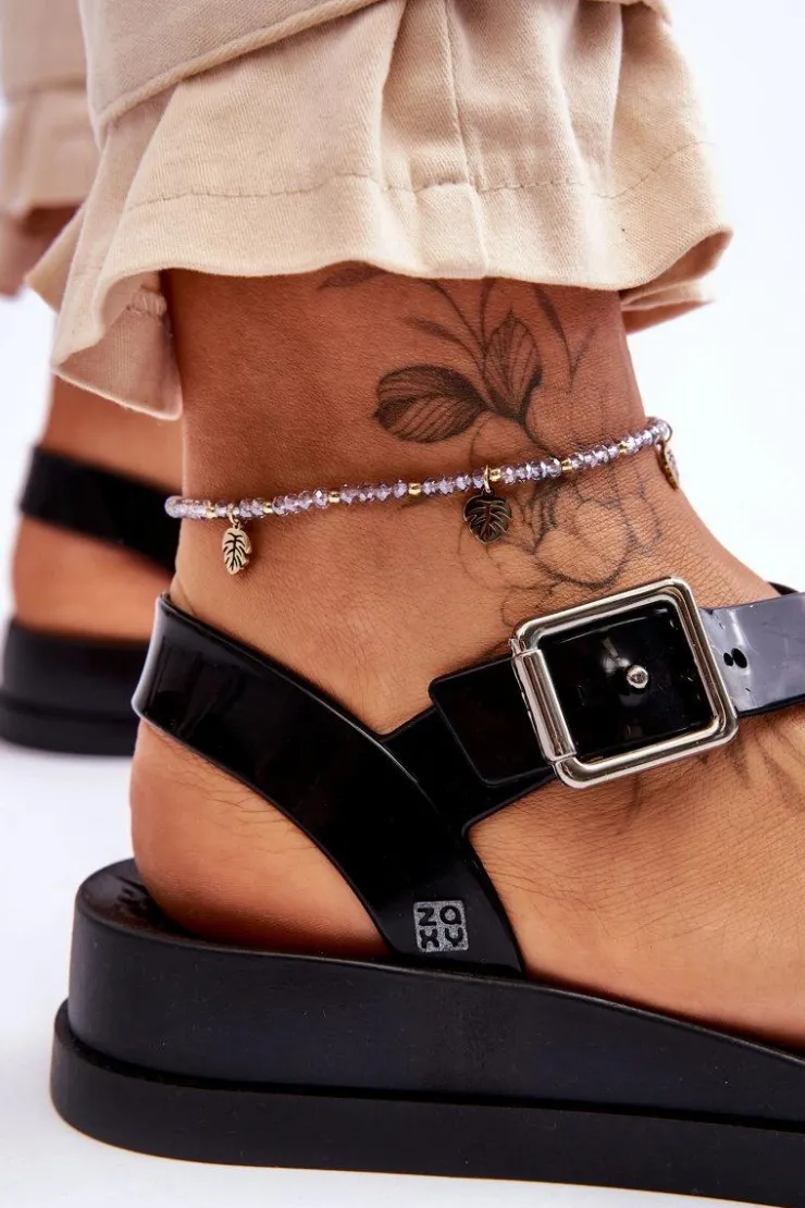 Damskie ZAXY Pachnące Sandały Eco Friendly JJ285093 Czarne