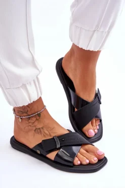 ZAXY Klapki Damskie Klasyczne*Pachnące Wegańskie Klapki JJ285217 Czarne