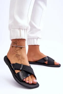 ZAXY Klapki Damskie Klasyczne*Pachnące Wegańskie Klapki JJ285217 Czarne