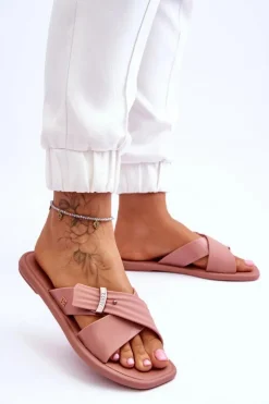 Damskie ZAXY Pachnące Wegańskie Klapki JJ285216 Nude