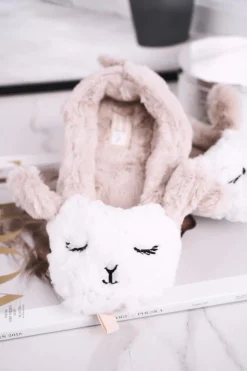 Boto Papcie Damskie Futrzane Owieczki Beżowe Ben