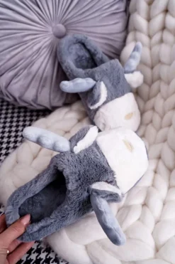 Online Boto Papcie Damskie Z Futerkiem Renifery Szare Deff