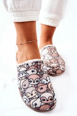 Best BEFADO Papcie Klapki Sarenki 155D203 Beżowe