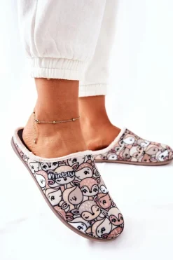 Best BEFADO Papcie Klapki Sarenki 155D203 Beżowe