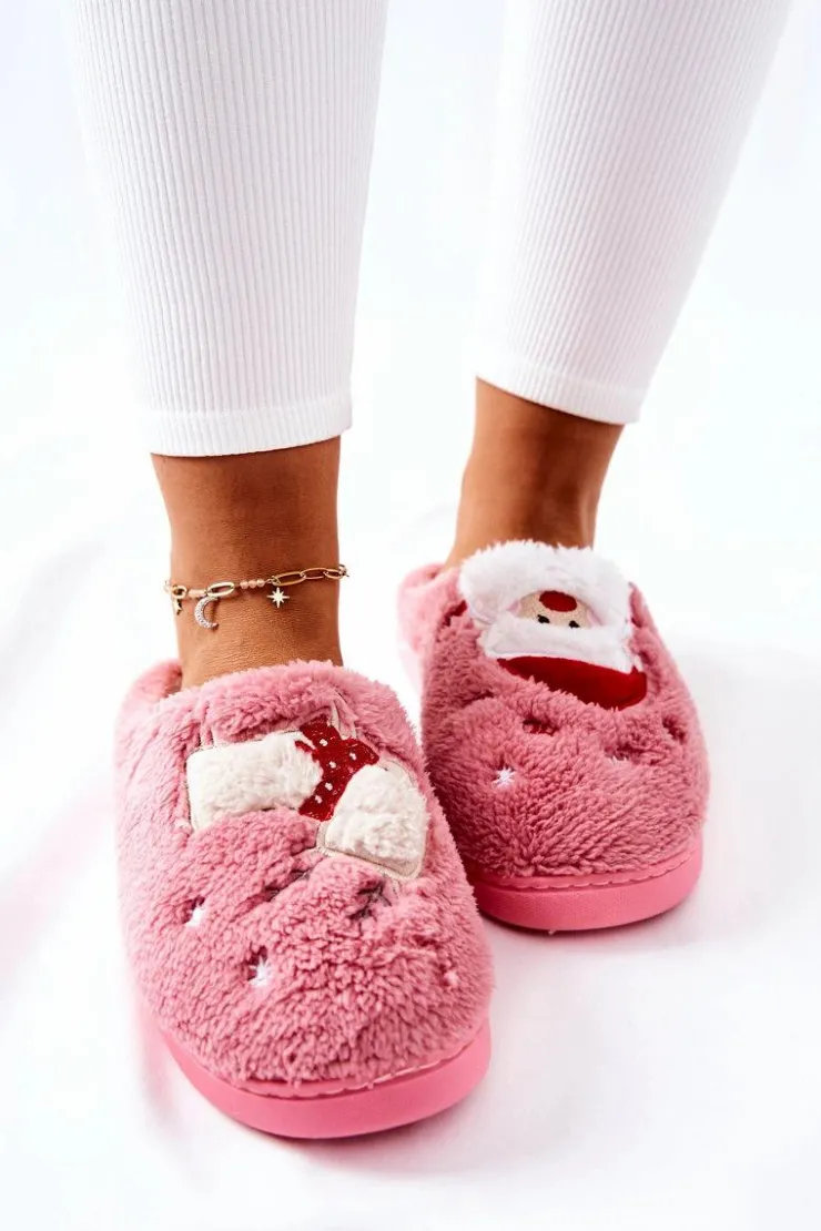 Discount Boto Papcie Świąteczne Mikołaj I Renifer Różowe