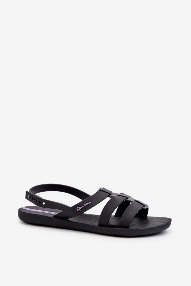Ipanema Sandały Gumowe|Sandały Płaskie*Płaskie Sandały Damskie 83516 Style Sandal Fem Czarne