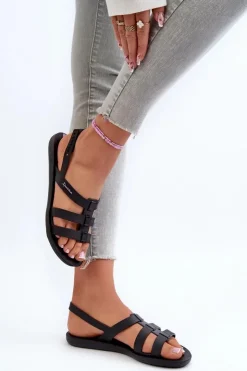 Ipanema Sandały Gumowe|Sandały Płaskie*Płaskie Sandały Damskie 83516 Style Sandal Fem Czarne