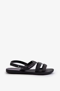 Ipanema Sandały Gumowe|Sandały Płaskie*Płaskie Sandały Damskie 83516 Style Sandal Fem Czarne
