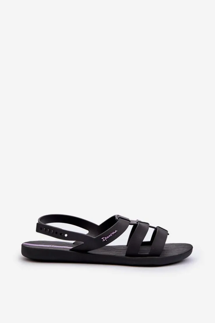 Ipanema Sandały Gumowe|Sandały Płaskie*Płaskie Sandały Damskie 83516 Style Sandal Fem Czarne