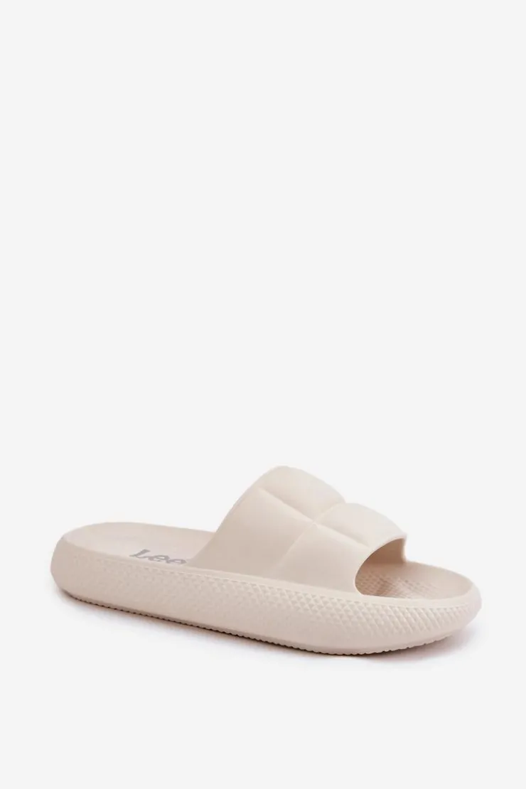 Damskie Lee Piankowe Klapki Damskie MAYA SLIDER WOMEN LOW 50251016 Beżowe