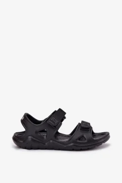 Damskie Big Star Shoes Piankowe Sandały Damskie Na Platformie Big Star RR274A512 Czarne