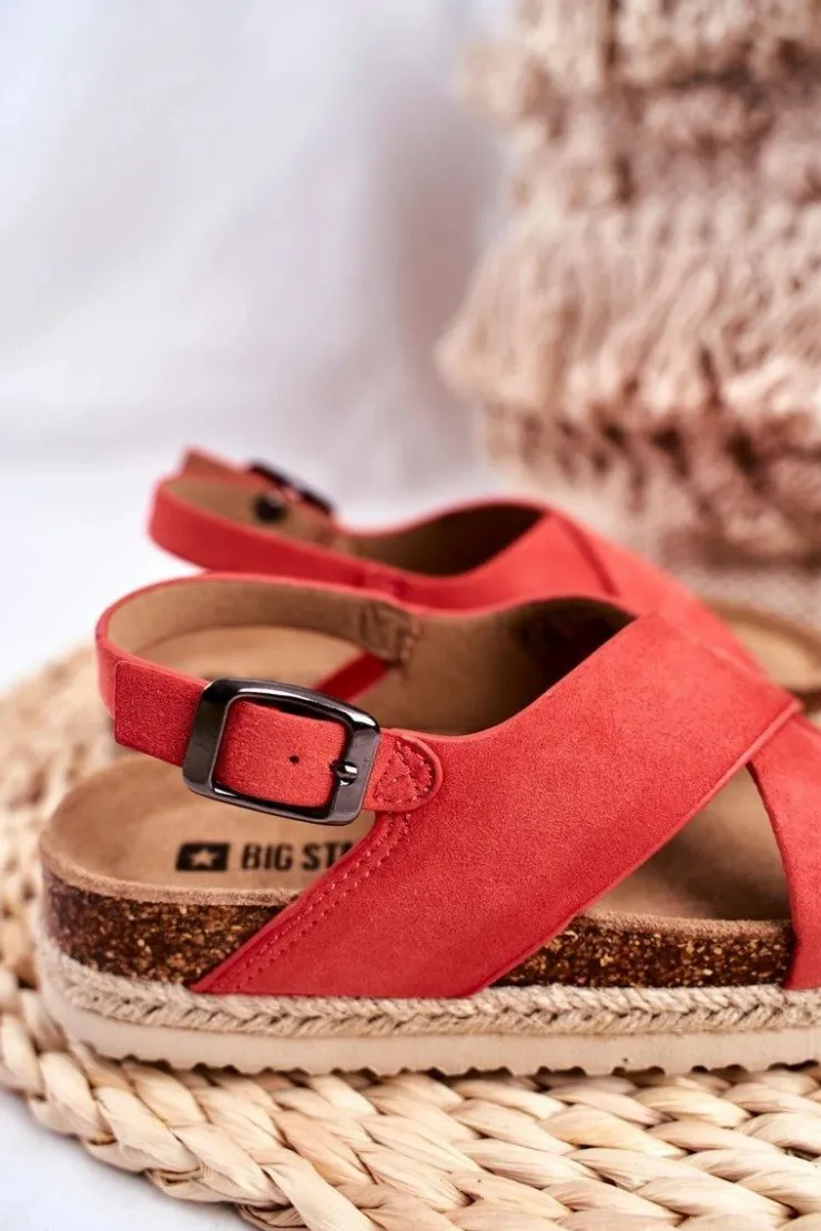 Big Star Shoes Sandałki Dziecięce Big Star Koral FF374171