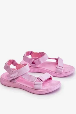 Damskie Big Star Shoes Sandały Damskie Big Star LL274A100 Różowe