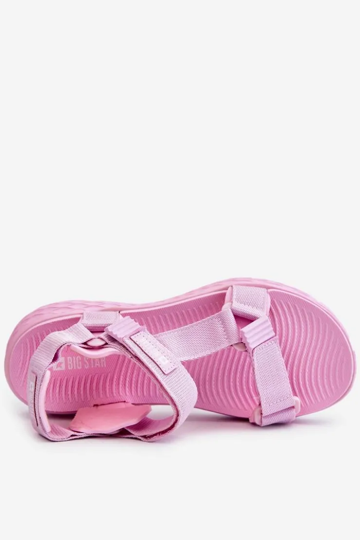 Damskie Big Star Shoes Sandały Damskie Big Star LL274A100 Różowe