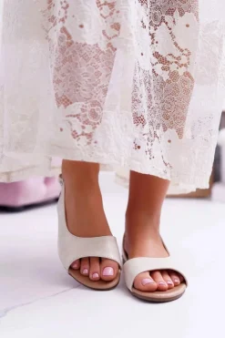 Damskie Boto Sandały Damskie Jasno Złote Prius