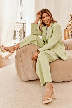 New Boto Sandały Damskie Na Słupku Z Paseczkiem Beżowe Fevenne Beżowy