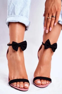 Discount Boto Sandały Damskie Na Szpilce Królicze Uszka Różowe Honey Bunny