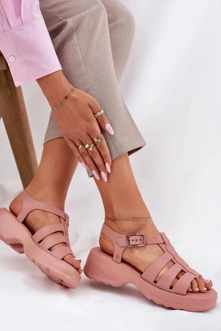 Damskie ZAXY Sandały Damskie Pachnące RR285116 Brudny Róż