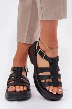 Damskie ZAXY Sandały Damskie Pachnące RR285117 Czarne