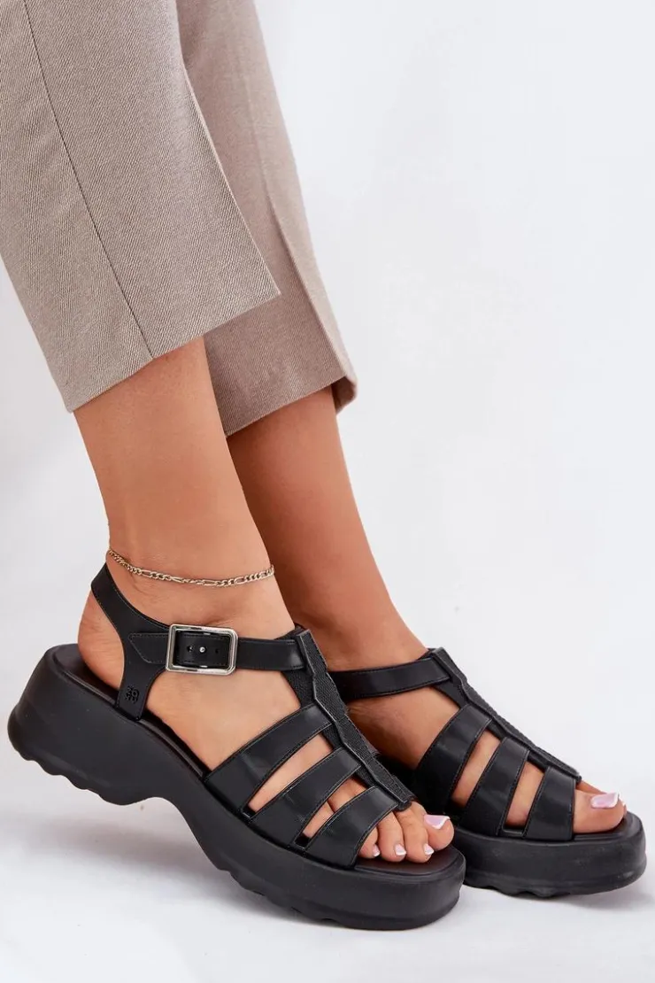 Damskie ZAXY Sandały Damskie Pachnące RR285117 Czarne