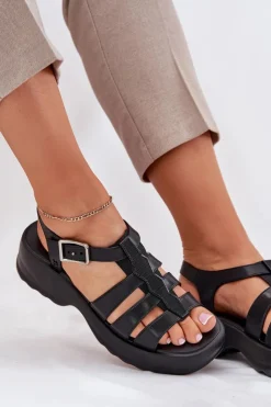 Damskie ZAXY Sandały Damskie Pachnące RR285117 Czarne