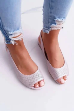 Buty Sergio Leone Sandały Płaskie*Sandały Damskie Płaski Obcas Sergio Leone SK809 Różowe Skaldo