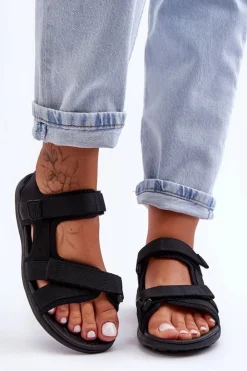 Damskie 4F Sandały Damskie Sportowe SS23FSANF014-20S Czarne