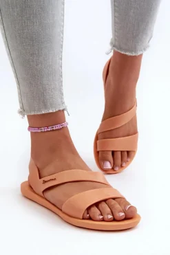 Ipanema Sandały Gumowe|Sandały Płaskie*Sandały Damskie Z Brokatem 82429 Vibe Sandal Fem Pomarańczowe