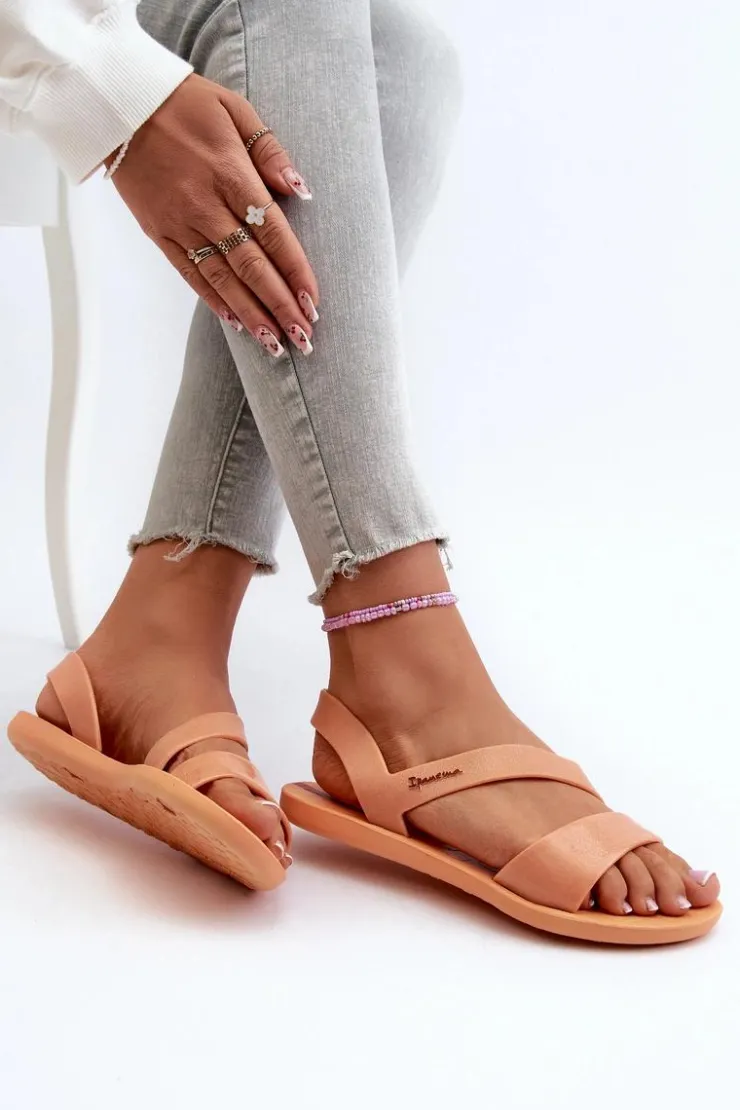 Ipanema Sandały Gumowe|Sandały Płaskie*Sandały Damskie Z Brokatem 82429 Vibe Sandal Fem Pomarańczowe