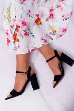 Sale Boto Sandały Damskie Zamszowe Czarne Baloo