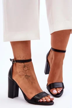 Boto Sandały Na Obcasie*Sandały Na Obcasie Czarne Individual