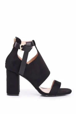 Damskie Buty damskie Vinceza Sandały Na Słupku Z Cholewką Vinceza 20-17054 Czarne