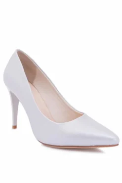 Damskie Buty Sergio Leone Sergio Leone Perłowe Czółenka Szpilki Szare Feliciana