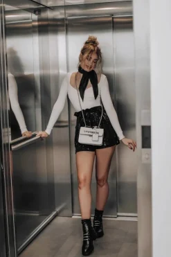 Online Evento Skórzane Botki Ocieplane Czarne Lilinth