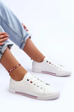 Evento Buty Sportowe Na Platformie|Sneakersy Damskie*Skórzane Buty Sportowe Damskie Białe Mossaia