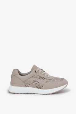 Damskie buty S.Barski Buty Sportowe Na Platformie|Sneakersy Damskie*Skórzane Buty Sportowe Sneakersy Damskie S.Barski LR51-551 Beżowe Beżowy