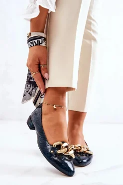 Boto Czółenka Na Słupku|Czółenka Klasyczne*Skórzane Lakierowane Wężowe Czółenka Zielone Elissabeth