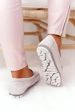 Sale Evento Skórzane Mokasyny RIO FLORE Eco-Friendly Beżowe