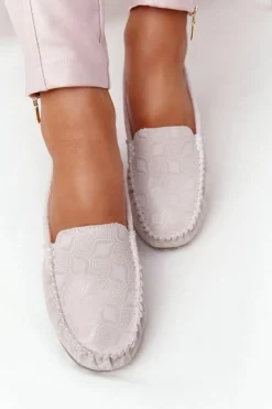 Sale Evento Skórzane Mokasyny RIO FLORE Eco-Friendly Beżowe