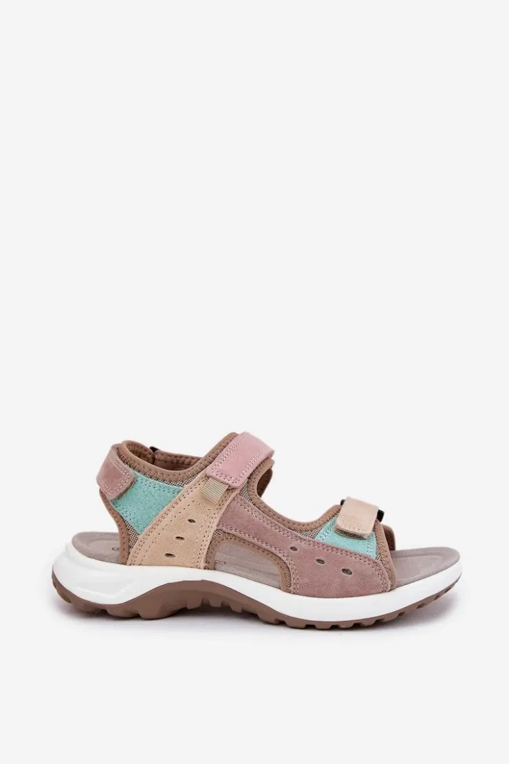 Damskie Buty damskie Vinceza Skórzane Sandały Damskie Sportowe McKeylor 95347 Beżowe