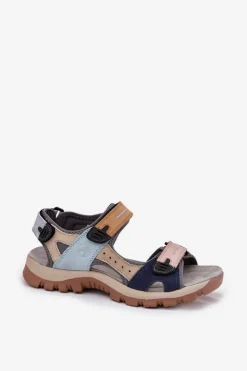 Damskie Artiker Skórzane Sportowe Sandały Damskie 54C1294 Multikolor