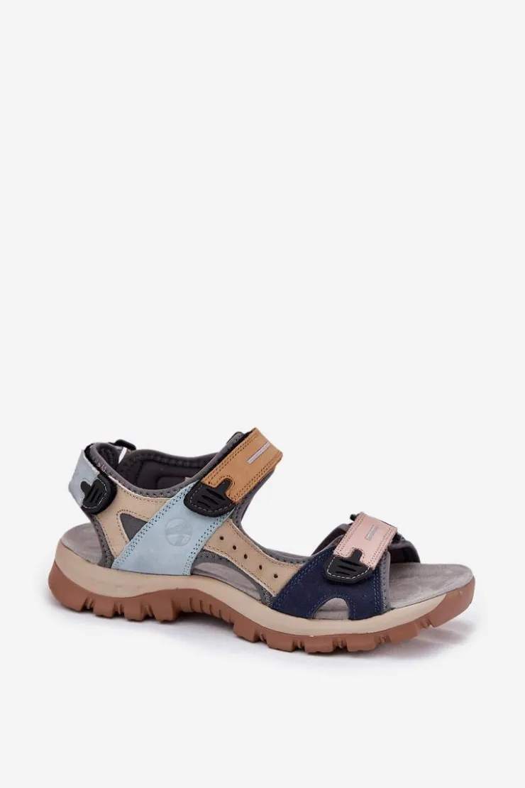 Damskie Artiker Skórzane Sportowe Sandały Damskie 54C1294 Multikolor