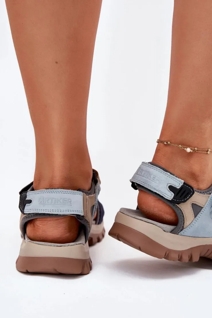 Damskie Artiker Skórzane Sportowe Sandały Damskie 54C1294 Multikolor